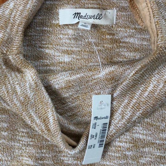 Madewell Gathered-Sleeve Mockneck Top - Picture 5 of 6